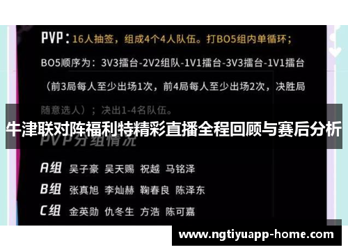 牛津联对阵福利特精彩直播全程回顾与赛后分析